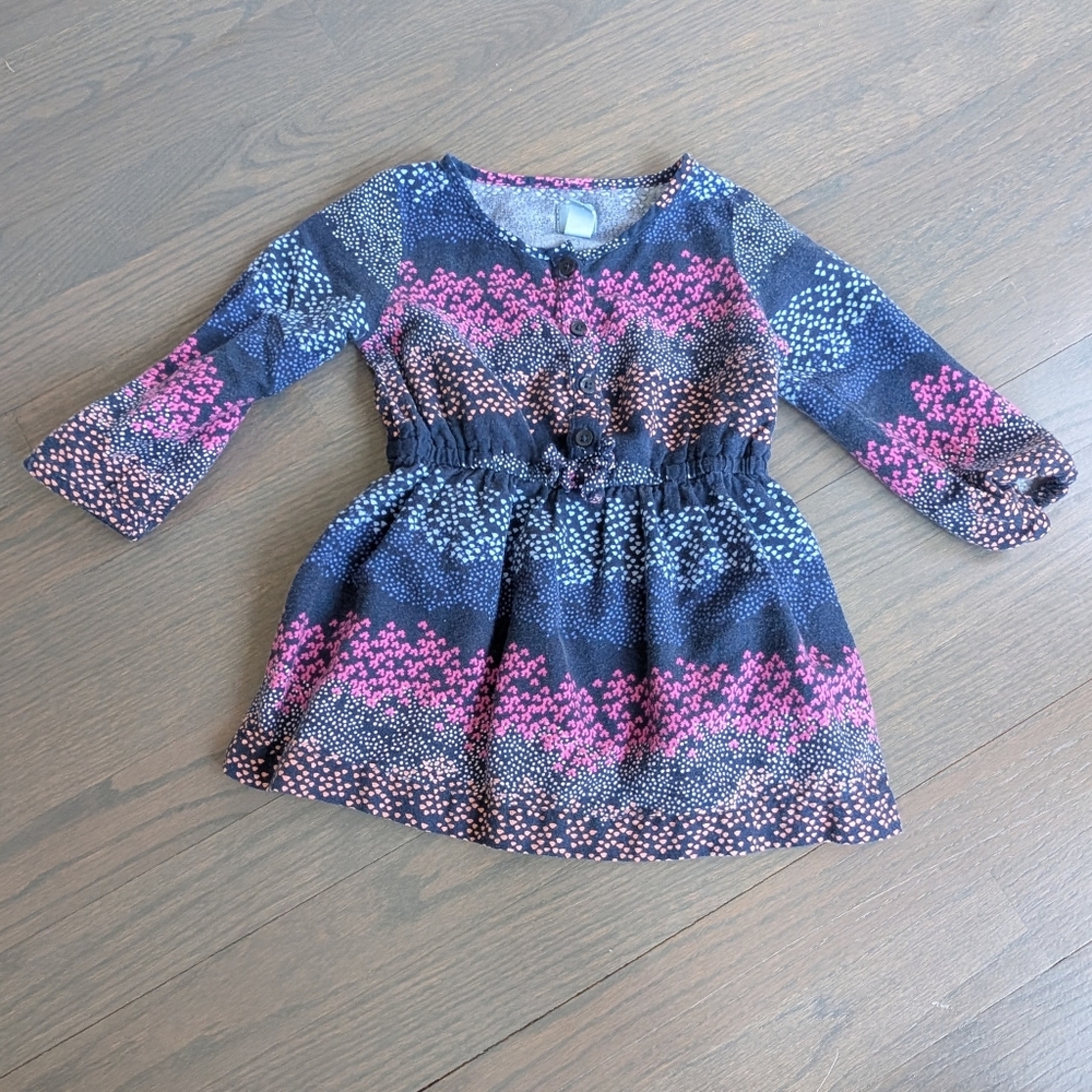Gap Baby Girls Long Sleeve Dress, 18-24 Months